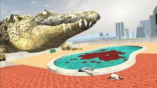 Franklin vs Giant Crocodile in Indian Bike Driving 3D