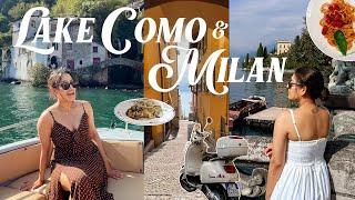 what to do in MILAN + LAKE COMO in 3 days| ITALY TRAVEL VLOG 2024 | itinerary, food, tour links