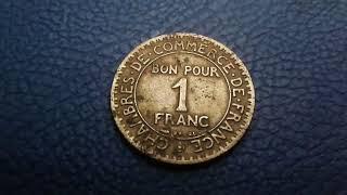 1 FRANC 1924  France Chambre de Commerce