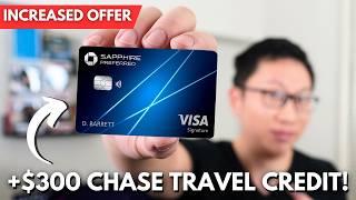 [ Expired ] Chase Sapphire Preferred: NEW $300 Travel Bonus | Still Worth It In 2024?!