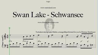 Schwansee  -  Swanlake  -  Easy Piano  -  Tschaikowsky