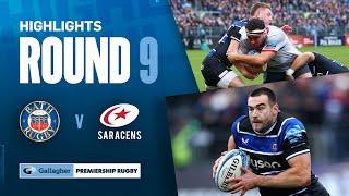 Bath v Saracens - HIGHLIGHTS | Muir Classy Hat-Trick | Gallagher Premiership 2024/25