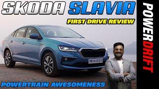 Skoda Slavia 1.0-Litre TSI | First Drive Review | PowerDrift