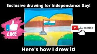 Easy drawing exclusive for Independence day #drawings #india #independanceday #viral