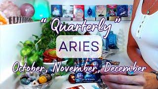 ARIES "NEXT 3 MONTHS" October, November, December 2024: Success After Perseverance & Dedication!