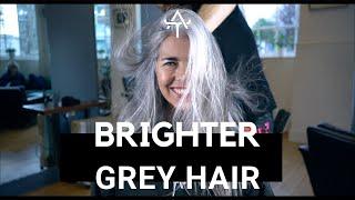 HOW TO BRIGHTEN NATURAL SILVER HAIR - FIBRECLINIX - DETOX TREATMENT