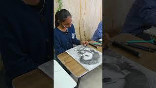 Beginner Sketching classes | Student works #shorts #sketching #shikhasketching