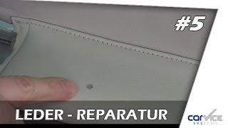 Leder und Vinylreparatur so geht`s !  Teil #5  Smart Repair Lederreparatur