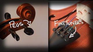 Violin Tuning Tips - Pegs and Fine Tuners