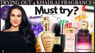 #chattyReviews TRYING OUT 4 KHADLAJ fragrances - Sensuous Night, The Promise Special Ocassion &more