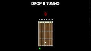 Guitar Tuning -  Drop B