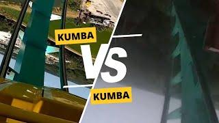 Kumba (normal) vs Kumba (insane) | Coaster Comparison POV | Busch Gardens Tampa bay
