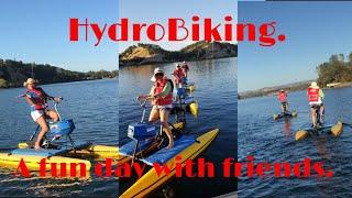 HydroBiking At The Aquatic Center Sacramento CA.