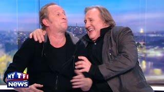 Gerard Depardieu et Benoit Poelvoorde n'ont pas bu de vin pendant "Saint Amour", ils l'assurent !