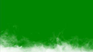 Fog green screen chroma key Animation video HD footage