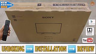 SONY KD-32W835 2024 || 32 Inch Full Hd HDR Google Tv Unboxing And Review || With Complete Setup