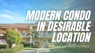 Modern Condo in Desirable Location in Bonita Springs, Florida