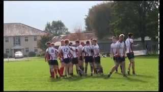 Visitors from Feilding High School perform their haka