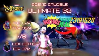 Ultimate 32 First Look at New Warriors Beating Gamma Stage 5 Cosmic Crucible Marvel Strike Force MSF