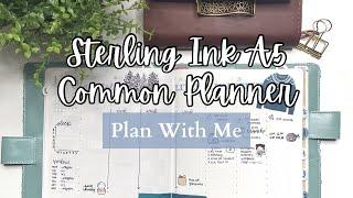 STERLING INK A5 Common Planner // Chatty Plan With Me // Jan 15-21, 2023