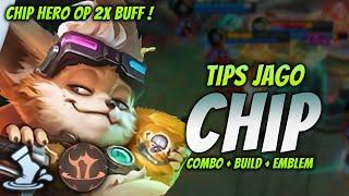 CARA MAIN CHIP HERO OP 2X BUFF ! BUILD & EMBLEM CHIP TERBARU 2024 ! | CHIP ROAMER GAMEPLAY