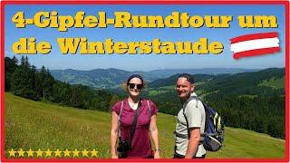 4-Gipfel-Rundtour um die Winterstaude | Wandern in Vorarlberg | Bregenzerwald  [2,7K]