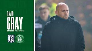 Dundee 4 Hibernian 1 | David Gray's Reaction | William Hill Premiership