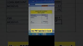 HOW TO USE PMT FUNCTION IN EXCEL