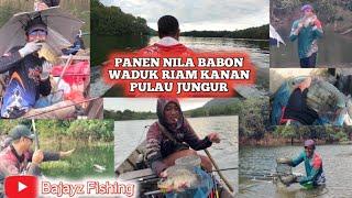 Mancing Diatas Klotok Cis | Panen Ikan Nila | Waduk Riam Kanan | Pulau Jungur