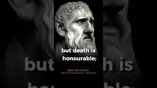 Death is not evil - Zeno -  Stoic quotes
