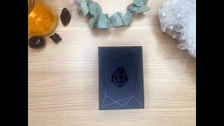 Obsidian Oracle Deck the Black Edition by Megan Buccere with guide by Trish Sullivan Walkthrough.