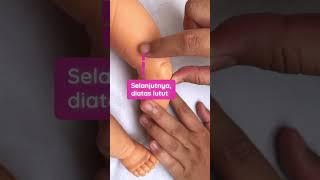 Tutorial pijat atasi diare bayi #doodle_exclusive #LotsOfCheers #keajaibanpijatbayi #shorts