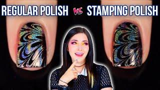 Comparing STAMPING NAIL POLISH to Regular Nail Polish! Which is Better?? || KELLI MARISSA