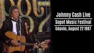 Johnny Cash Live at the Sopot Music Festival | Poland Gdansk, August 22 1987 | Remastered