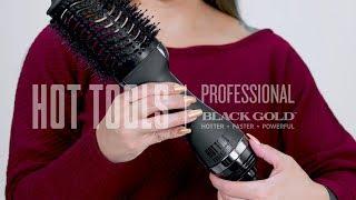 Hot Tools Pro Black Gold One Step Blowout -Refresh Max Activated Charcoal