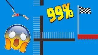 99% IMPOSIBLE!? HAPPY WHEELS: Episodio 422