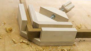 Diy corner clamps from wood | Good idea! for woodworking  🪚