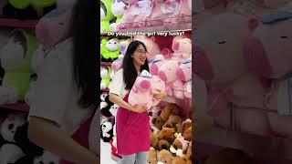 Do you find the girl very lucky? #bemorishow #shorts #capybara #teddybear