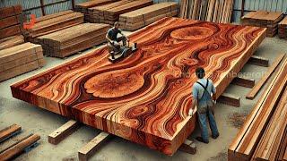 Explore The Giant Wooden Workshop: From Giant Wooden Trees To Luxurious Dining Tables #123