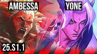 AMBESSA vs YONE (TOP) | KR Grandmaster | 25.S1.1