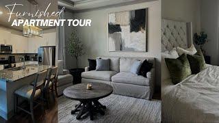 FURNISHED APARTMENT TOUR 2024  | Inside my solo, cozy, & Pinterest Inspired Apartment