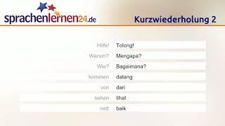 Malaysisch lernen (Teil 3)