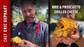 Delicious Prosciutto Brie Grilled Cheese on Kamado Joe by Chef Eric | Ultimate Grilled Cheese Recipe