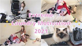 FULL WEEKEND OF LAUNDRY | LOADS OF LAUNDRY MOTIVATION | LAUNDRY MARATHON 2021 | HOW MANY LOADS?