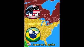 Brasil vs estados unidos (comparação militar) #comparação #countries #countryballs