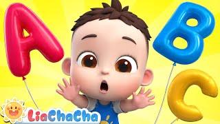 ABC Song with Balloons｜ABC Song | Nursery Rhymes｜Learn ABC | Nursery Rhymes | LiaChaCha