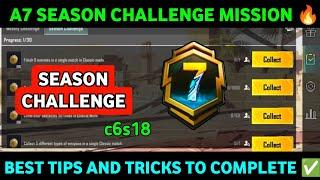 Season Challenge MissionA7 royal pass mission season challengeseason challenge mission a7