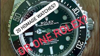 Bobby Ray didn't buy a Rolex...he bought 20 "homage" watches!