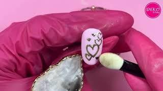 Diseño de uñas Corazones  Deko Uñas - Heart Nail art