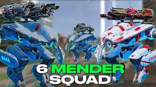 6 MAX Mender Squad At Once… Completely Insane… | War Robots